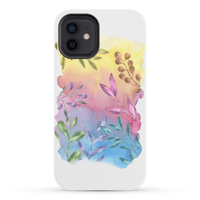 iPhone 12 StrongFit Shades of Leaves by Creativeaxle