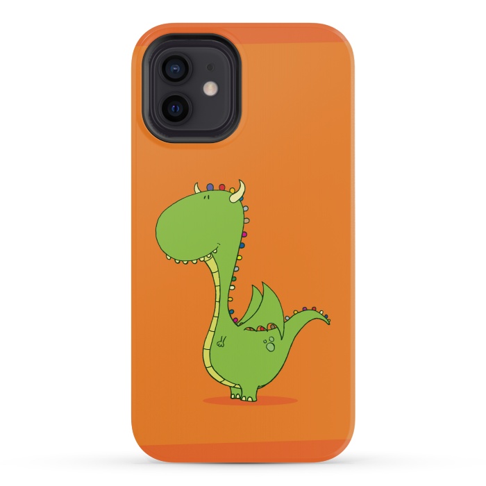 iPhone 12 mini StrongFit MOMMY'S LITTLE DRAGON! by Mangulica