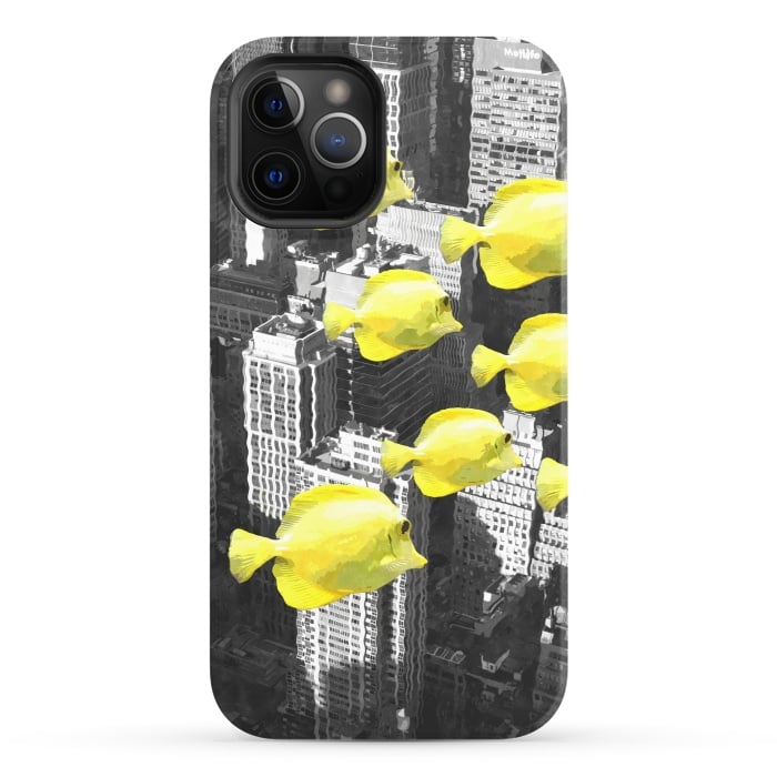 iPhone 12 Pro StrongFit Fish in New York City by Alemi
