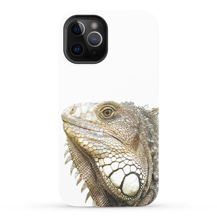 iPhone 12 Pro StrongFit Iguana Portrait by Alemi