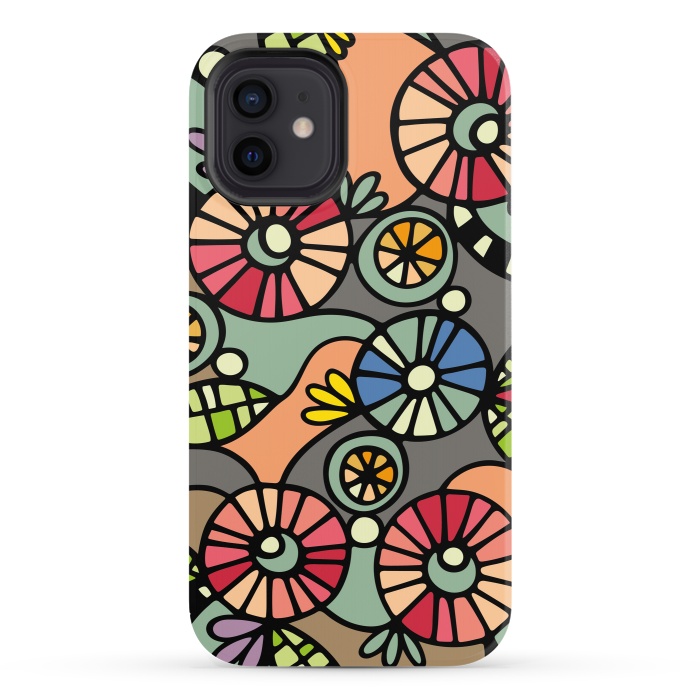 iPhone 12 StrongFit Wild Flowers by Majoih