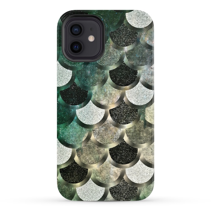 iPhone 12 StrongFit Emerald mermaid by Jms