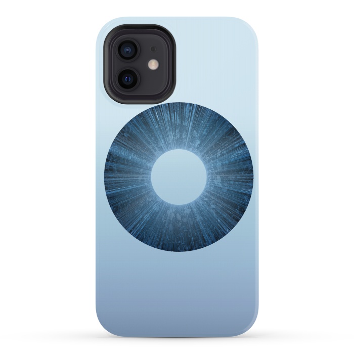 iPhone 12 StrongFit Blue Iris Object by Andrea Haase