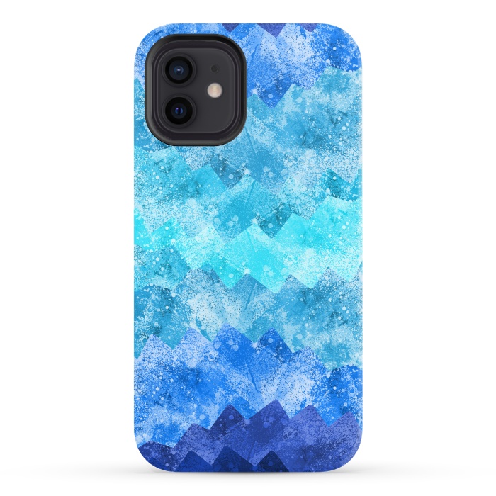 iPhone 12 StrongFit The blue sea waves by Steve Wade (Swade)