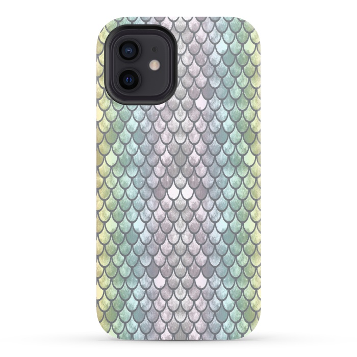 iPhone 12 StrongFit New Mermaid Scales  by Angelika Parker