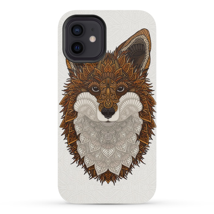 iPhone 12 mini StrongFit Red Fox by Angelika Parker