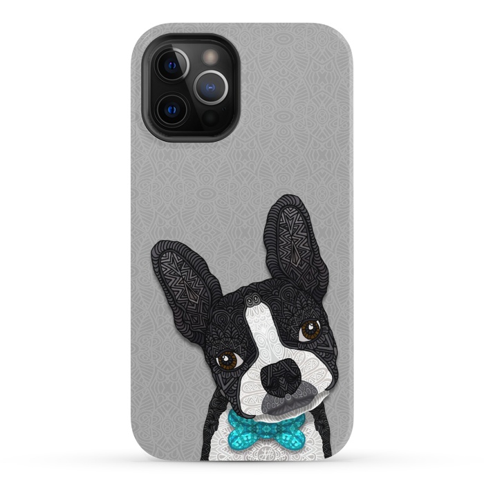 iPhone 12 Pro StrongFit Bow Tie Boston by Angelika Parker