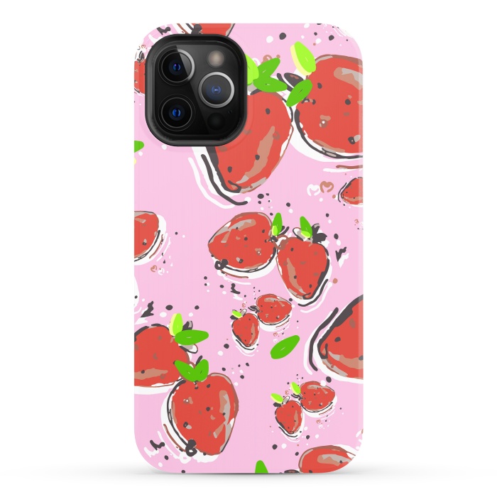iPhone 12 Pro StrongFit Strawberry Crush New by MUKTA LATA BARUA