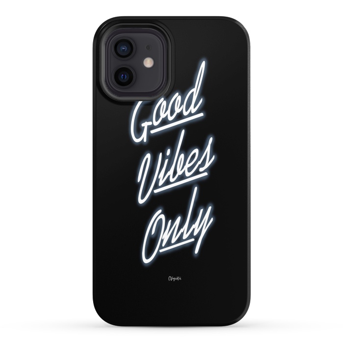 iPhone 12 StrongFit Good Vibes Only by ''CVogiatzi.