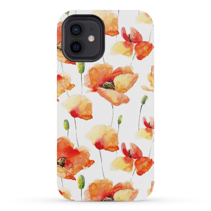 iPhone 12 mini StrongFit Poppies Forever by  Utart