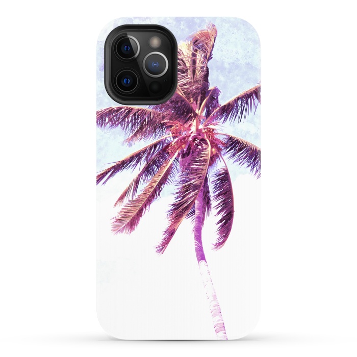 iPhone 12 Pro StrongFit Palm Tree Tropical Illustration by Alemi