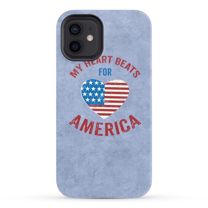 iPhone 12 StrongFit My Heart For America  by Andrea Haase