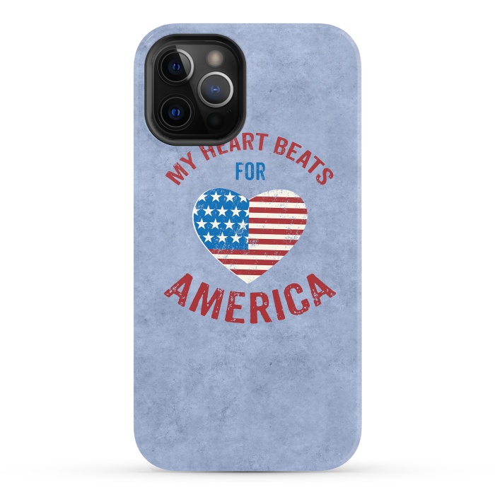 iPhone 12 Pro StrongFit My Heart For America  by Andrea Haase