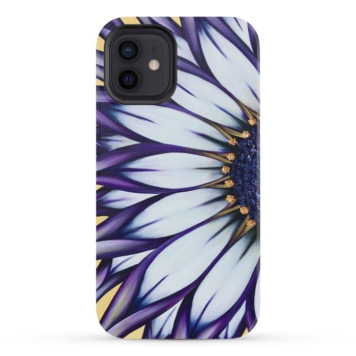 iPhone 12 mini StrongFit Wild African Daisy by Denise Cassidy Wood
