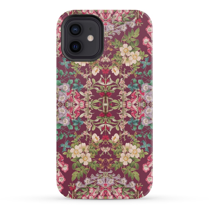 iPhone 12 mini StrongFit Winter Bloom by Zala Farah