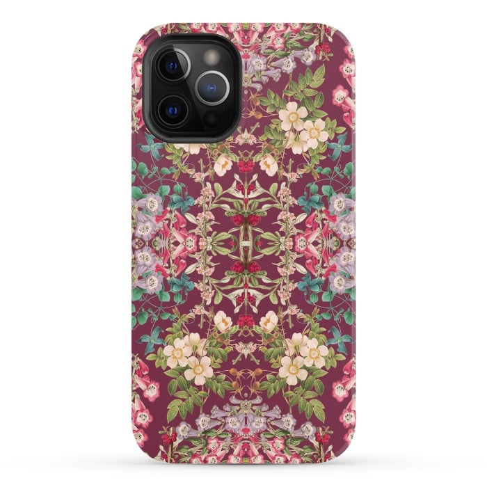 iPhone 12 Pro StrongFit Winter Bloom by Zala Farah