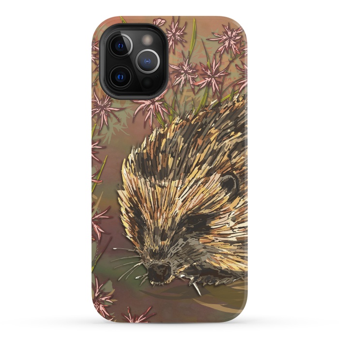 iPhone 12 Pro StrongFit Sweet Hedgehog by Lotti Brown