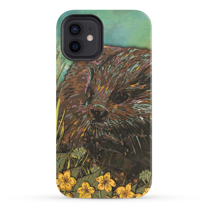 iPhone 12 StrongFit Otter by Lotti Brown