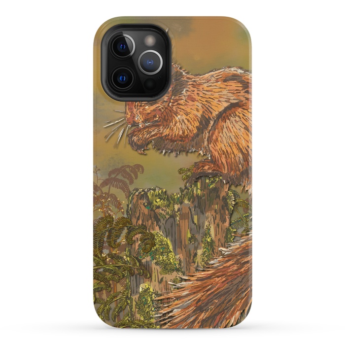 iPhone 12 Pro StrongFit September Squirrel by Lotti Brown