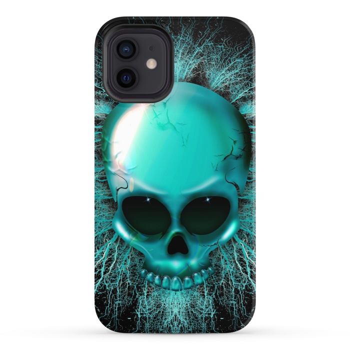 iPhone 12 StrongFit Ghost Skull Hologram by BluedarkArt