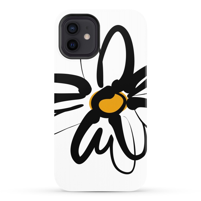 iPhone 12 StrongFit Doodle Daisy by Majoih