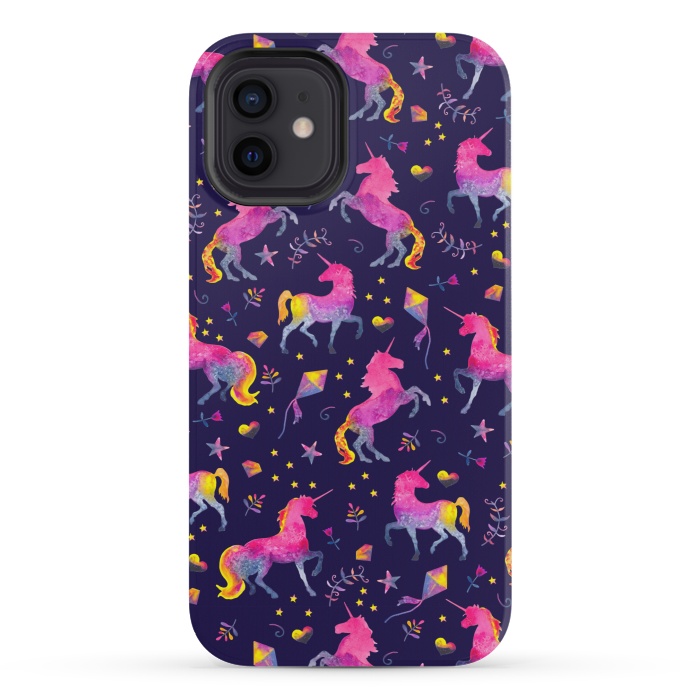 iPhone 12 mini StrongFit Unicorn Jubliee by gingerlique