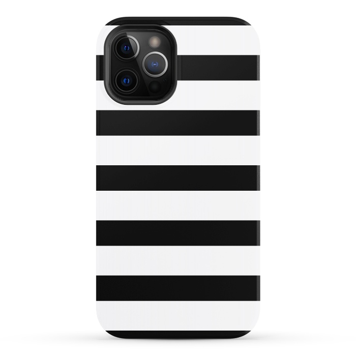 iPhone 12 Pro StrongFit black & white by Vincent Patrick Trinidad