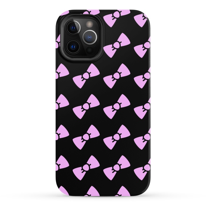 iPhone 12 Pro StrongFit pink ribbon by Vincent Patrick Trinidad