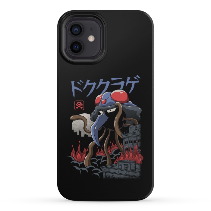iPhone 12 mini StrongFit Poison Kaiju by Vincent Patrick Trinidad
