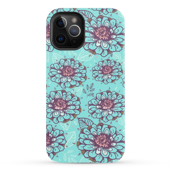iPhone 12 Pro StrongFit Floral Garden  by Rose Halsey