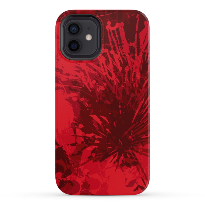 iPhone 12 StrongFit Satori in Red by Majoih