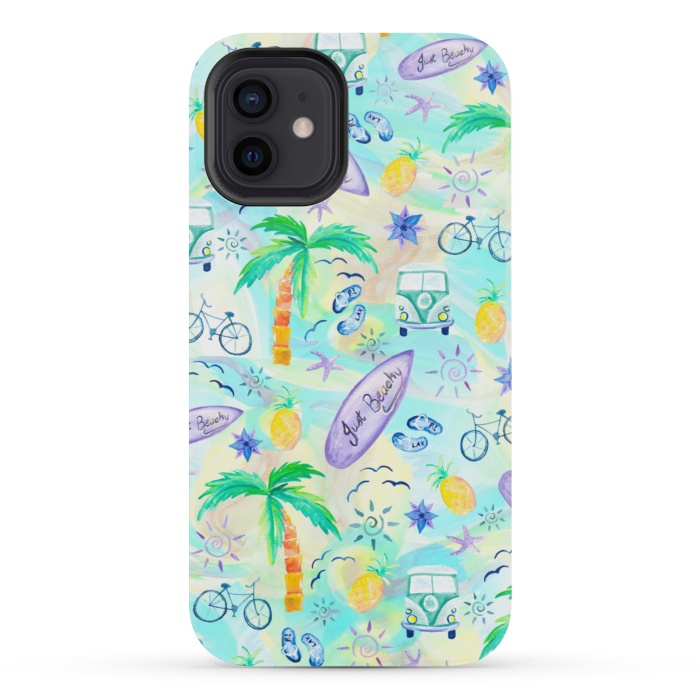 iPhone 12 mini StrongFit Just Beachy by gingerlique