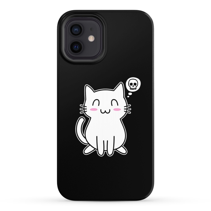 iPhone 12 StrongFit My Lovely Kitty by Mitxel Gonzalez