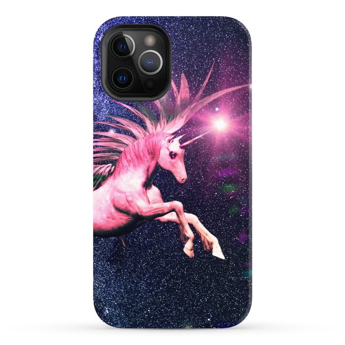 iPhone 12 Pro StrongFit Unicorn Blast by Gringoface Designs