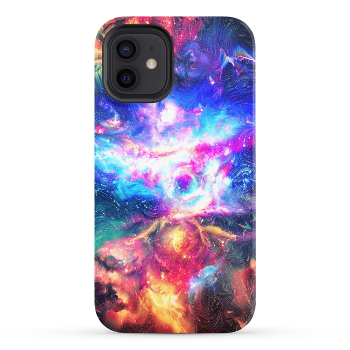 iPhone 12 StrongFit Colorful Galaxy by Art Design Works