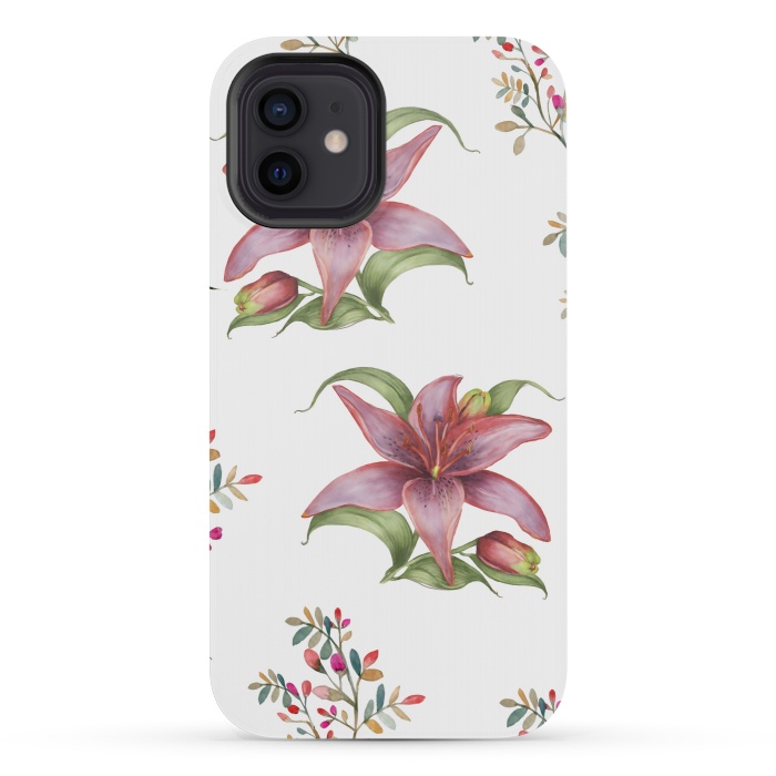 iPhone 12 mini StrongFit Queen Lily by Creativeaxle