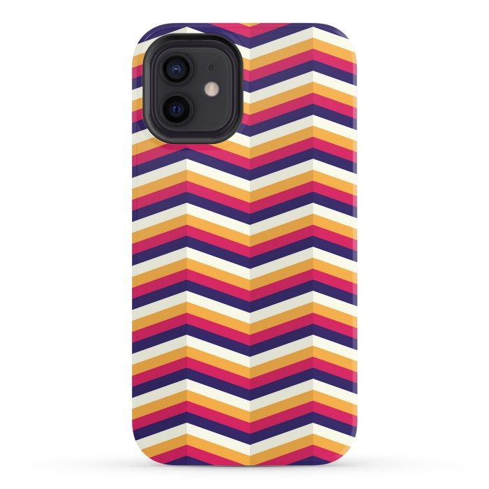 iPhone 12 StrongFit TRIANGLE LINES PATTERN by MALLIKA