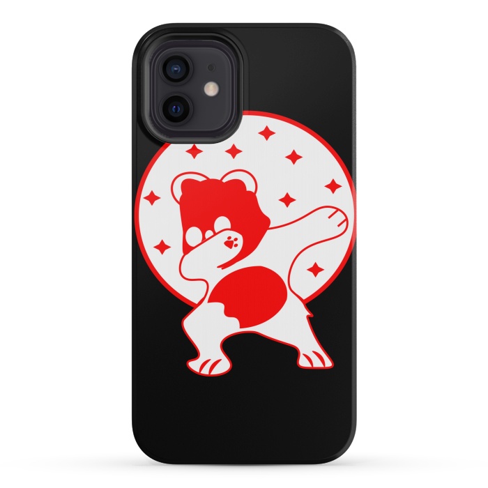 iPhone 12 mini StrongFit RED PANDA by MALLIKA