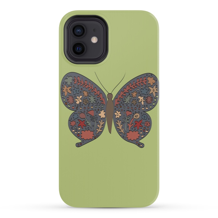 iPhone 12 StrongFit Butterfly by Merveilleux Clement