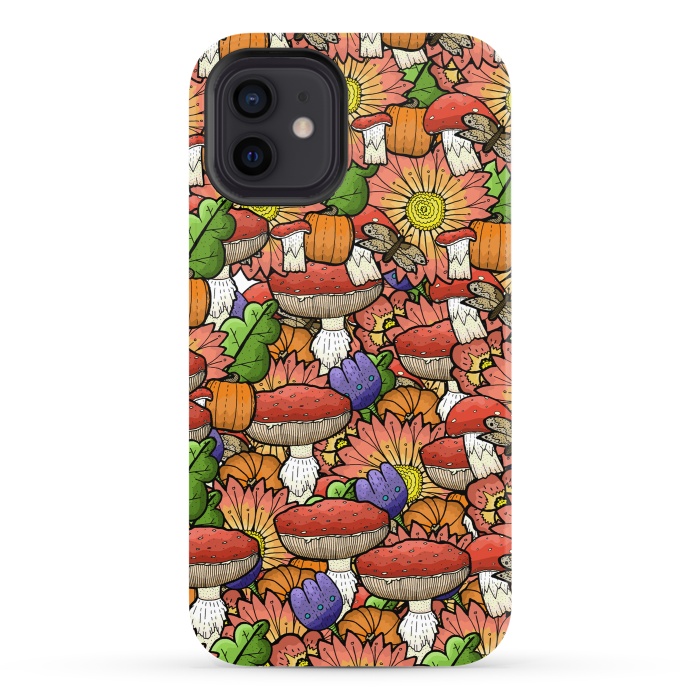 iPhone 12 StrongFit Autumn Pattern by Steve Wade (Swade)