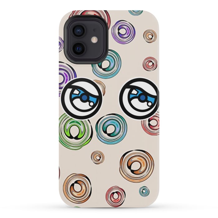 iPhone 12 mini StrongFit I LOVE CIRCLES by Michael Cheung