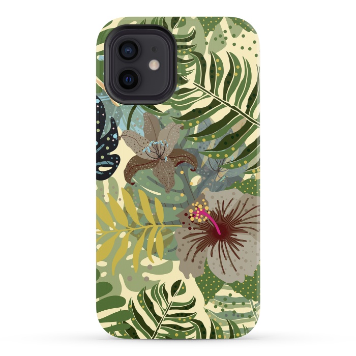 iPhone 12 StrongFit Jungle Foliage by  Utart