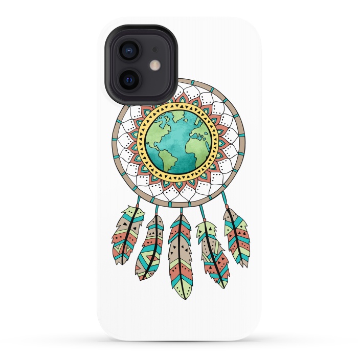 iPhone 12 StrongFit World Dreamcatcher by Pom Graphic Design