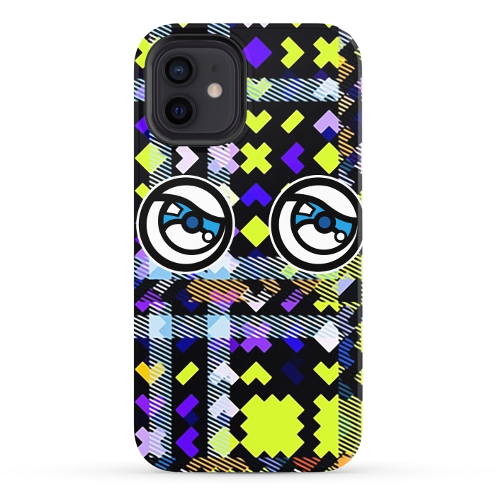 iPhone 12 StrongFit Modern Tartans by Michael Cheung
