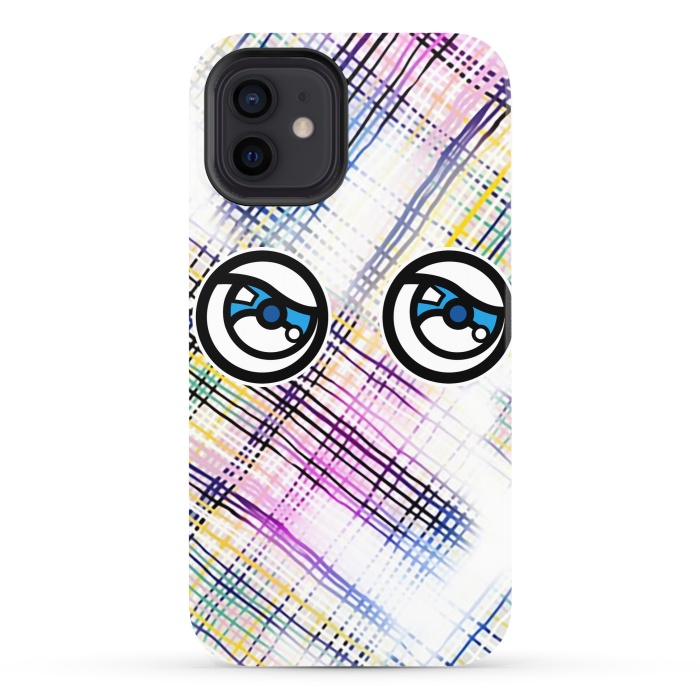 iPhone 12 StrongFit Modern Tartans 2 by Michael Cheung