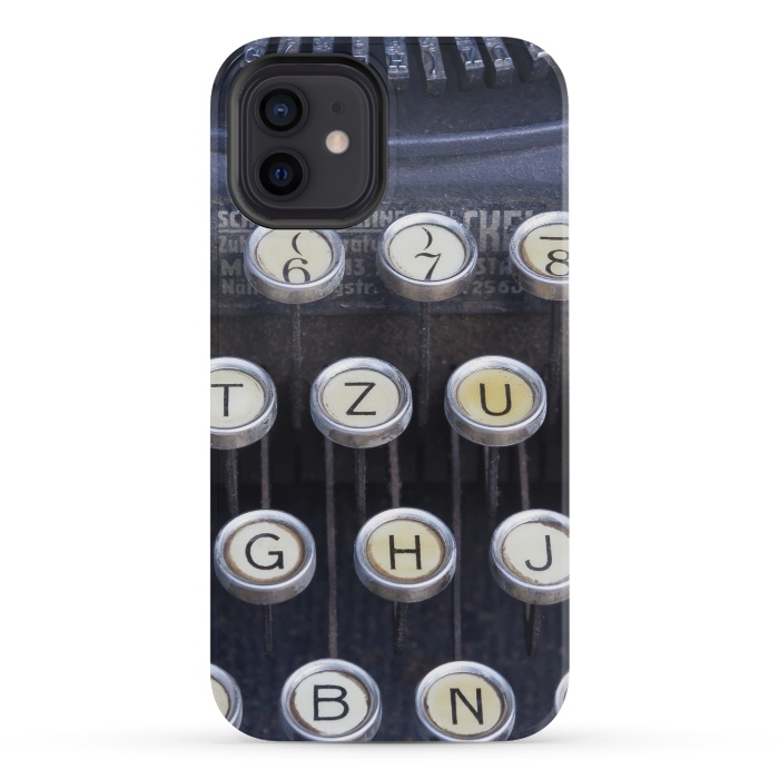 iPhone 12 mini StrongFit Old Typewriter by Andrea Haase