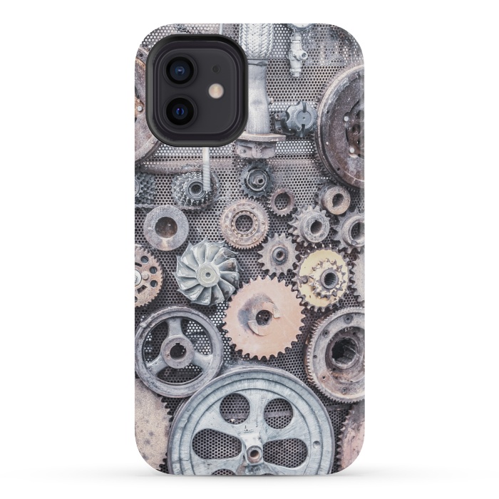 iPhone 12 mini StrongFit Vintage Steampunk Gear by Andrea Haase