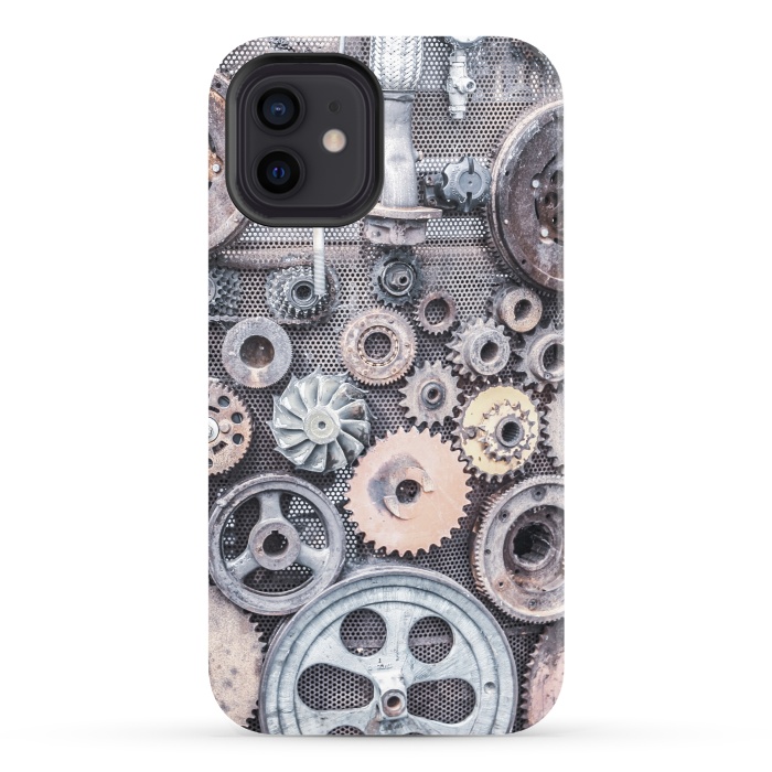 iPhone 12 StrongFit Vintage Steampunk Gear by Andrea Haase