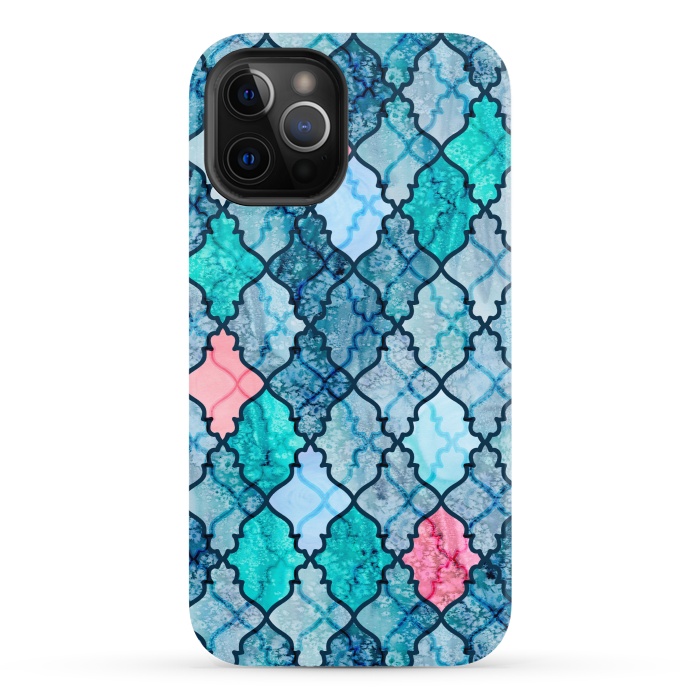 iPhone 12 Pro StrongFit Moroccan Ocean by gingerlique