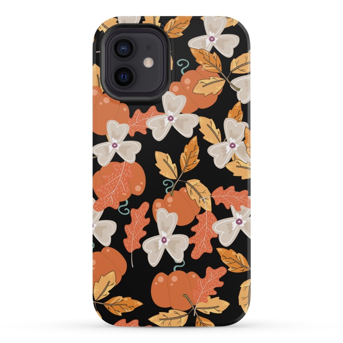 iPhone 12 mini StrongFit Pumpkin and Spice by Allgirls Studio